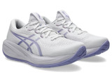 Asics Women's Gel-Cumulus 28 Running Shoes White and Bluebell front view