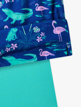 Chubbies Boys' Lined Classic Swim Trunk In The Swamp & Circumstances