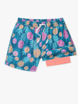 Chubbies Boys' Lined Classic Swim Trunk In The Citrus Punch