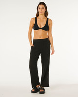 Rip Curl Women's Premium Surf Full Pants Black side view