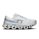 The On Running Women's Cloudmonster 3 Running Shoes in White and Frost