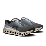 The On Running Men's Cloudmonster 3 Running Shoes in Rock and Silver