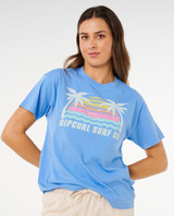 Rip Curl Women's Malibu Relaxed Tee front view
