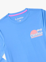 Chubbies Boys' Performance Tee in The Ol' College Try side view