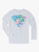 Chubbies Boys' Performance Tee in The Tacking Toward side view