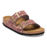 Birkenstock Women's Arizona Rivets Suede Sandals