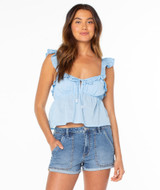 Roxy Women's Outrigger Skort in Airy Blue