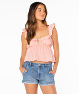 Roxy Women's Outrigger Skort in Coral Almond