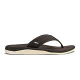 The Olukai Men's 'Ahi Kai Sandals in Dark Java