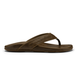 Olukai Men's Mea Ola Mano Sandals Mustang and Tan on-foot