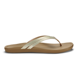 The Olukai Women's Ho‘ōpio Hui Sandals in Bubbly and Sahara