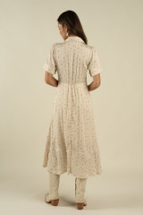 Sendero Provisions Co. Women's La Dahlia Maxi Dress in Dustbloom Antique White back view