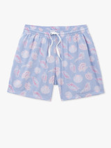 Chubbies Men's Classic Swim Trunks in The Shell Yeahs side view