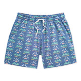 Chubbies Men's Classic Swim Trunks in The Easygoers back view