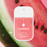 Touchland Wild Watermelon Power Mist Hand Sanitizer bottle detail