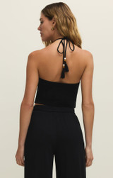 Z Supply Women's Lydia Cropped Halter Top