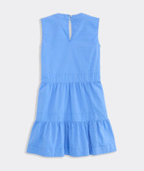Vineyard Vines Girls' Tilly Harbor Dress in Break Blue Stripe