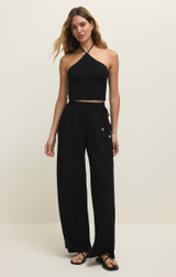 Z Supply Women's Lydia Wide Leg Stretch Pants