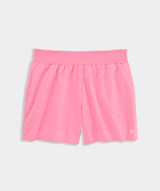Vineyard Vines Girls' Harbor Short in Bahama Breeze side view