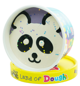 Crazy Aaron's Zoo Animal Land of Dough Brittany Bamboo panda overhead view