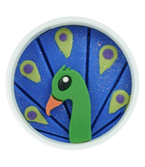 Crazy Aaron's Zoo Animal Land of Dough Brock Peacock peacock overhead view