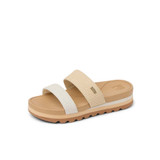 Reef Girls' Vista Hi Sandals in Beige Cream
