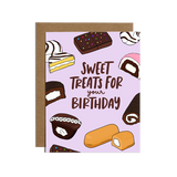 Brittany Paige Sweet Treats For Your Birthday Card front design