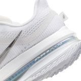 The Nike Women's Pegasus Premium Road Running Shoes in White and Metallic Silver