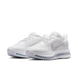 The Nike Women's Pegasus Premium Road Running Shoes in White and Metallic Silver