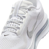Nike Women's Pegasus Premium Road Running Shoes White and Metallic Silver medial view
