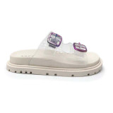 Mia Girls' Elodee Clear Slides in clear