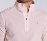 Criquet Men's Seersucker Performance Pullover - Pink