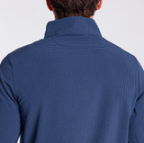 Criquet Men's Seersucker Performance Pullover Navy