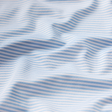 Southern Marsh Boys' Bermuda Hampton Stripe Performance Polo Blue & White side view