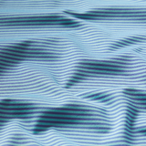 Southern Marsh Boys' Bermuda Hampton Stripe Performance Polo Dark Bluebonnet & Blue side view
