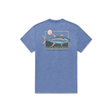Southern Marsh Men's FieldTec Pro Heathered Atun De Sol Tee - Oxford Blue