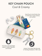 Studio Oh! Cool & Creamy Keychain Pouch Cool & Creamy detail view