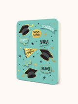 Studio Oh! Caps Off to You! Deluxe Greeting Card back
