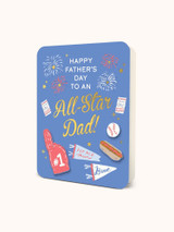 Studio Oh! All-Star Dad Deluxe Greeting Card back