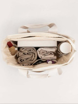augustnoa The Everyday Tote in Natural back view