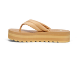 The Sanuk Women's Yoga Puff-n-Stuff Sandals in Sand Dollar