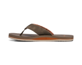 Sanuk Men's Beer Cozy IV Flip Flops Brindle top view