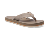 The Sanuk Men's Beer Cozy IV Flip Flops in Brindle