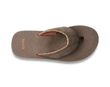 Sanuk Men's Beer Cozy IV Flip Flops Brindle angle view