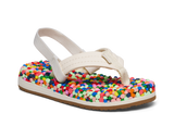 Sanuk Toddlers' Bubblecush Sandals Rainbow back view
