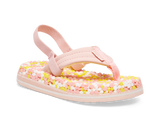 Sanuk Toddlers' Bubblecush Sandals Pearl Blush top view