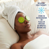 Fred & Friends Chill Out Pickle Gel Eye Pads product shot