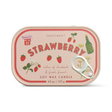 Paddywax Strawberry Bistro Tin Candle