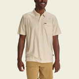 Howler Brothers Men's Ranchero Tech Polo Sand back view