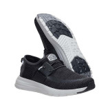 The HeyDude Men's Sirocco Stretch Sox Shoes in Black